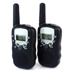 Walkie Talkie bereik 2,5 km (2 stuks) - Zwart